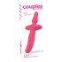 Parrets Valg - 2i1 vibrator og anal plug (pink)