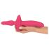 Parrets Valg - 2i1 vibrator og anal plug (pink)
