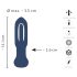 ANOS - blå anal vibrator med tungefunktion