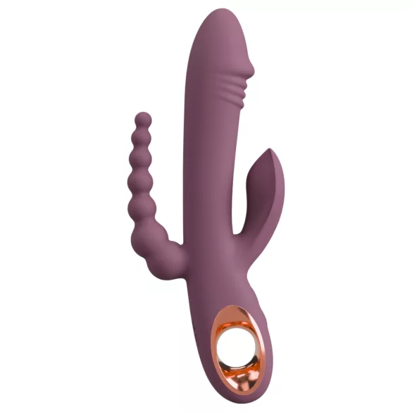 You2Toys - trippelarmet vibrator - genopladelig - lilla