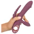 You2Toys - trippelarmet vibrator - genopladelig - lilla