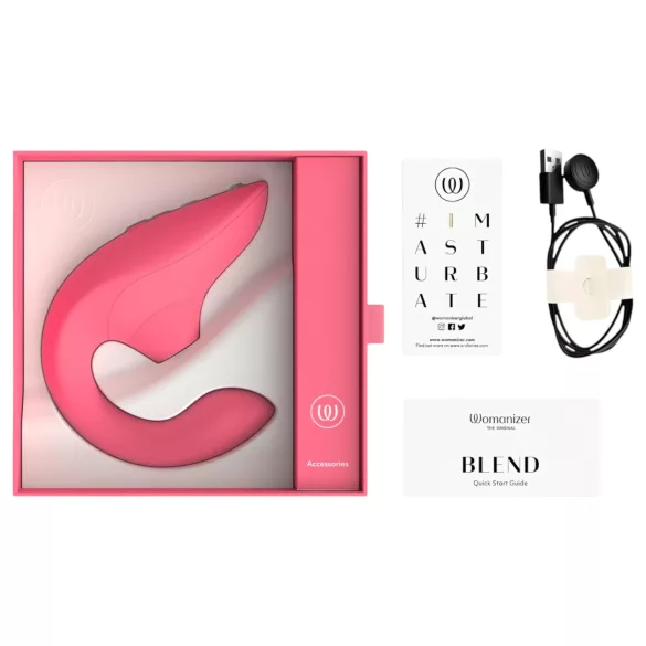 Womanizer Blend - G-punkt vibrator og klitorisstimulator (koral)