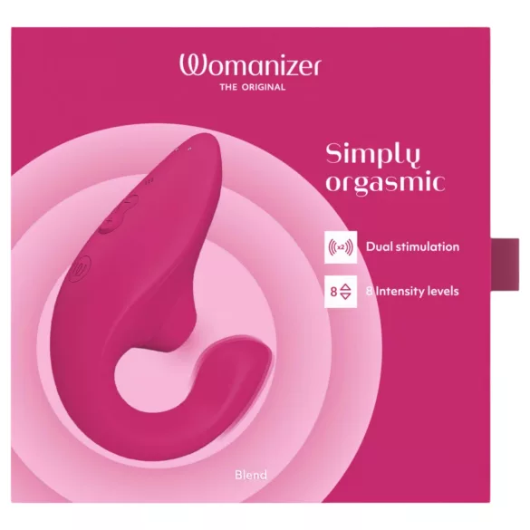 Womanizer Blend - G-punktsvibrator og klitorisstimulator (pink)