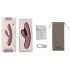 Svakom Trysta Neo - bevægelig kugle vibrator med klitorisstimulator (pink)