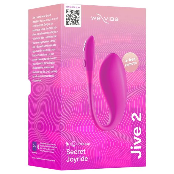 We-Vibe Jive 2 - genopladeligt, smart vibratoræg (pink)