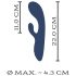 You2Toys Intense - klitorisarm og G-punkt vibrator (sort)