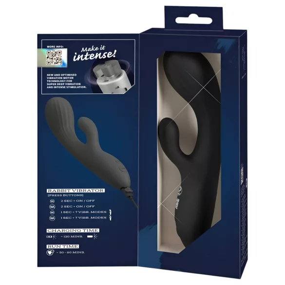 You2Toys Intense - klitoris & G-punkt vibrator (sort)