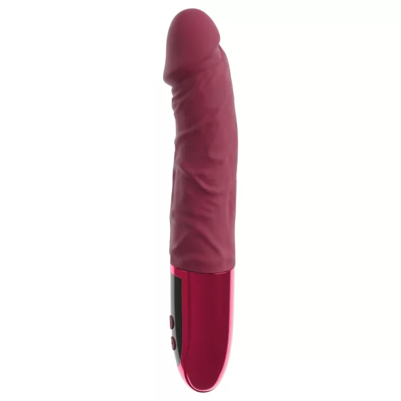 Beau Coeur Varelo - realistisk, genopladelig silikonevibrator (rød)