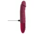 Beau Coeur Varelo - realistisk, genopladelig silikonevibrator (rød)
