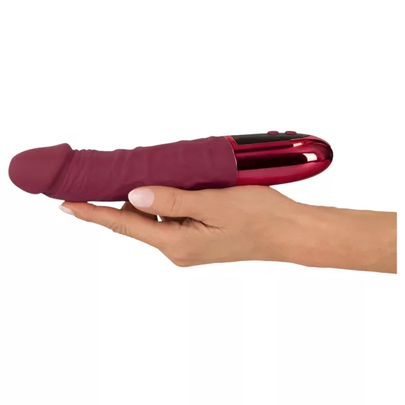 Beau Coeur Varelo - realistisk, genopladelig silikonevibrator (rød)