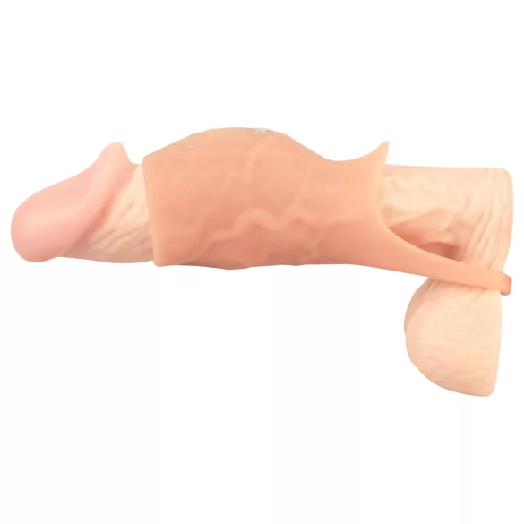 Realistixxx - åben vibrator penismanchet - natur