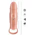 Realistixxx - penishylster med penisring og vibration - natur