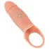 Realistixxx - penishylster med penisring og vibration - natur
