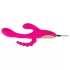 SMILE - vibrator med tre arme og tunge - pink