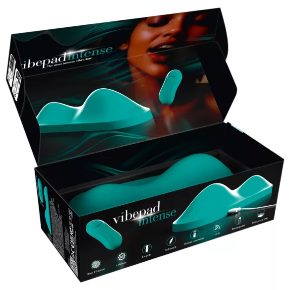 Vibepad Intense - klitorispude vibrator (turkis)