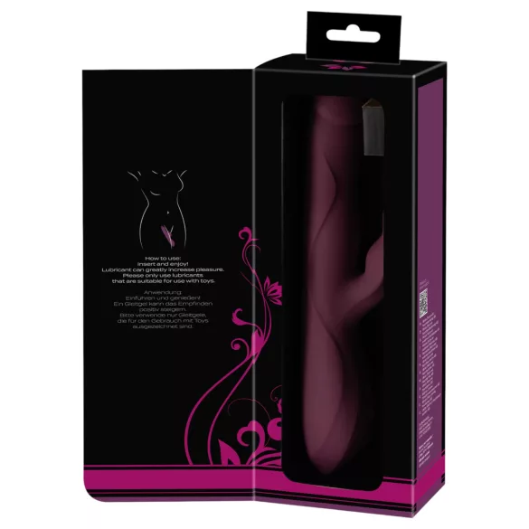 Javida - 3i1 stødpulsator og roterende perlevibrator (lilla)