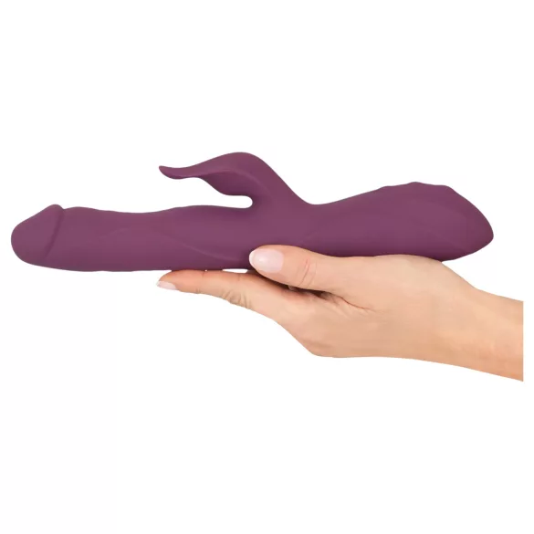 Javida - 3i1 stødpulsator og roterende perlevibrator (lilla)
