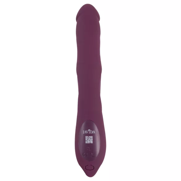 Javida - 3i1 stødpulsator og roterende perlevibrator (lilla)