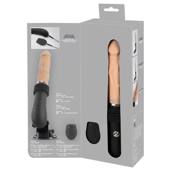 You2Toys - stødstimulator med fjernbetjening - natur