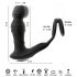 Rebel - skubbe prostata vibrator (sort)