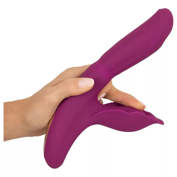 Javida - G-punkt og klitoris vibrator 4-i-1 - lilla