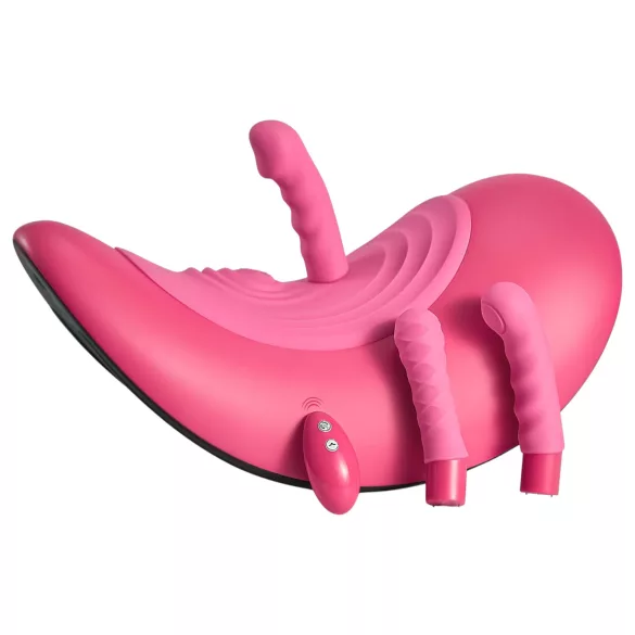 VibePad Rideon - pulserende G-punkts- og klitorisvibrator gynge (pink)