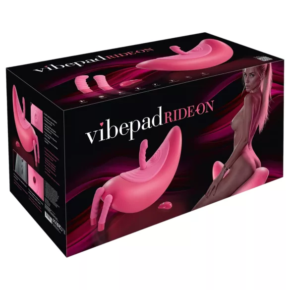 VibePad Rideon - pulserende G-punkts- og klitorisvibrator gynge (pink)