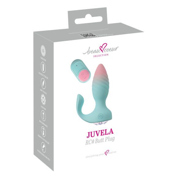 Beau Coeur Juvela - vibrator analplug - turkis