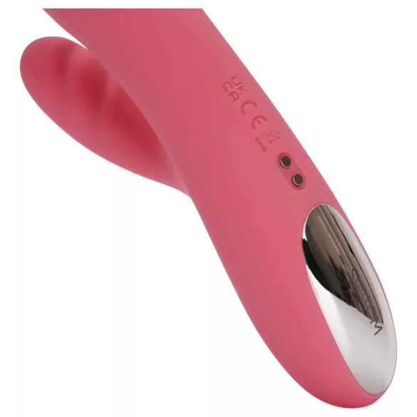 Svakom Avery - batteridrevet rabbit vibrator - thrust - pink