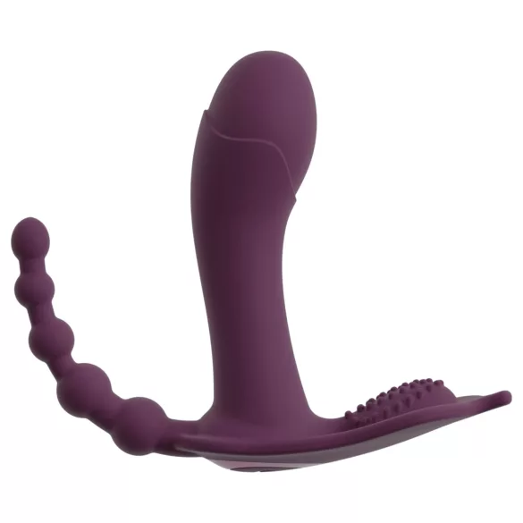 Beau Coeur Ariva - trussevibrator 3i1 - lilla