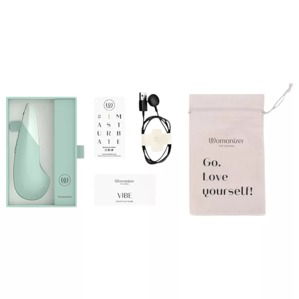 Womanizer - klitorisvibrator - genopladelig - grøn