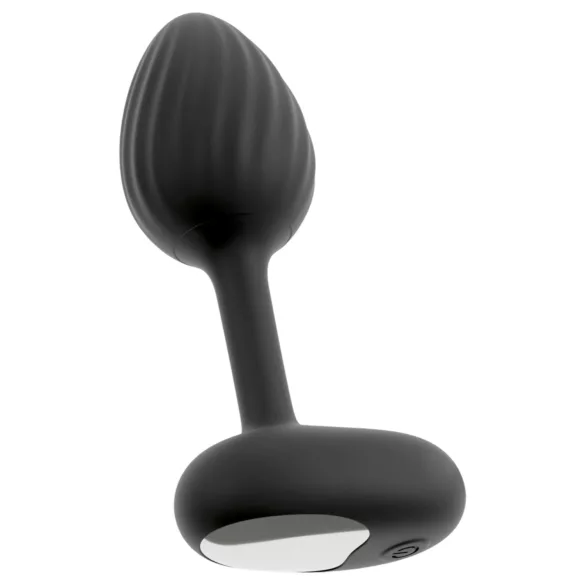 ANOS - vibratorisk analplug sæt - sort