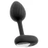 ANOS - vibratorisk analplug sæt - sort