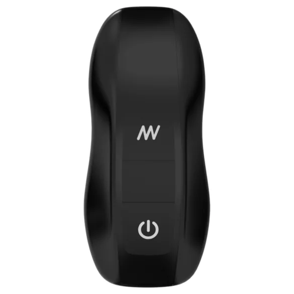 ANOS - vibratorisk analplug sæt - sort