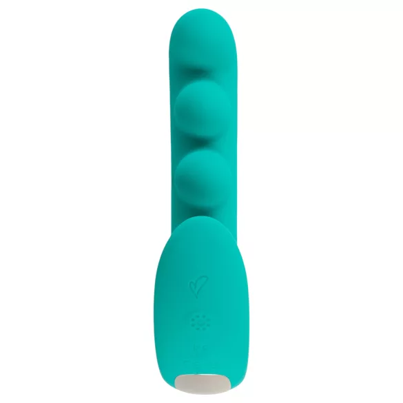 Beau Coeur Sylora - perlebesat 2-i-1 vibrator (grøn)