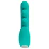 Beau Coeur Sylora - perlebesat 2-i-1 vibrator (grøn)