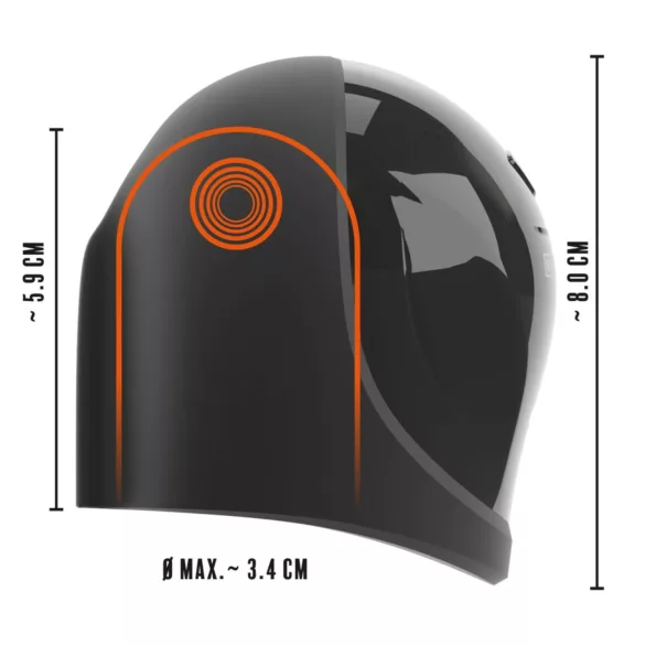 Rebel - penisvibrator vandtæt - sort