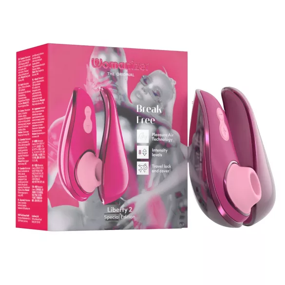 Womanizer Liberty 2 Iggy Azalea - klitorisvibrator med luftbølger - pink