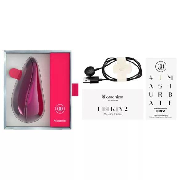 Womanizer Liberty 2 Iggy Azalea - klitorisvibrator med luftbølger - pink