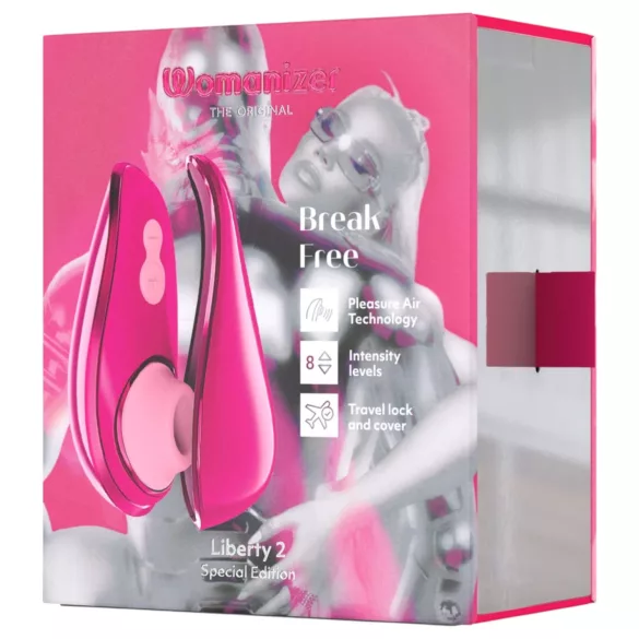 Womanizer Liberty 2 Iggy Azalea - klitorisvibrator med luftbølger - pink