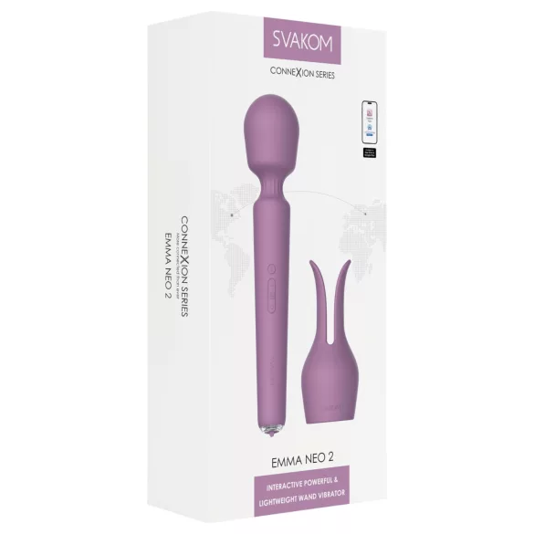 Svakom Emma Neo 2 - App-styret massagevibrator (lilla)