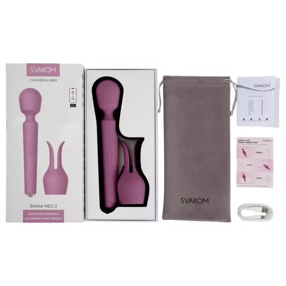 Svakom Emma Neo 2 - App-styret massagevibrator (lilla)
