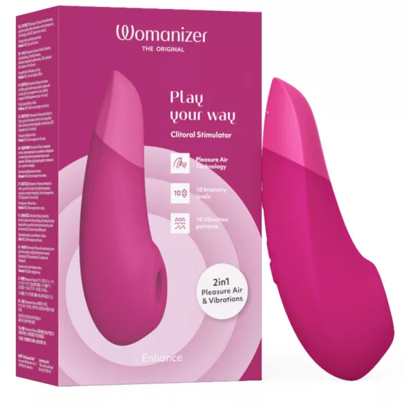 Womanizer Enhance - klitorisvibrator med lufttryk - pink