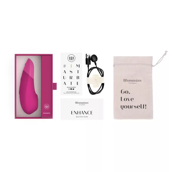Womanizer Enhance - klitorisvibrator med lufttryk - pink