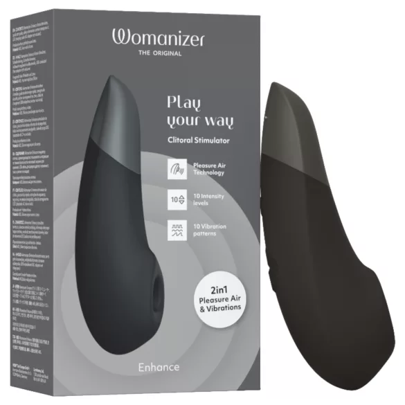 Womanizer Enhance - klitorisvibrator med lufttryk - sort