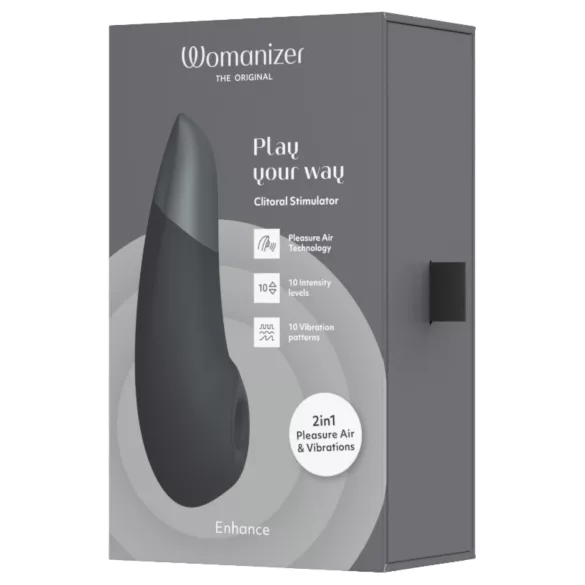 Womanizer Enhance - klitorisvibrator med lufttryk - sort