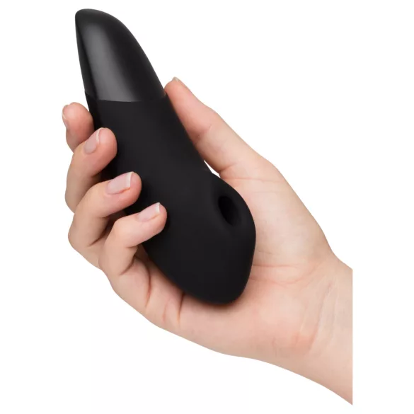 Womanizer Enhance 2-i-1 luftbølget klitorisstimulator + vibrator (sort)