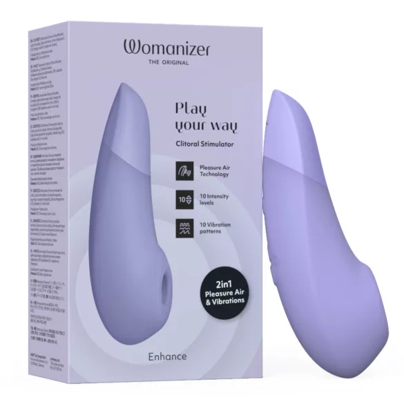 Womanizer Enhance - klitorisvibrator med luftbølger - lilla