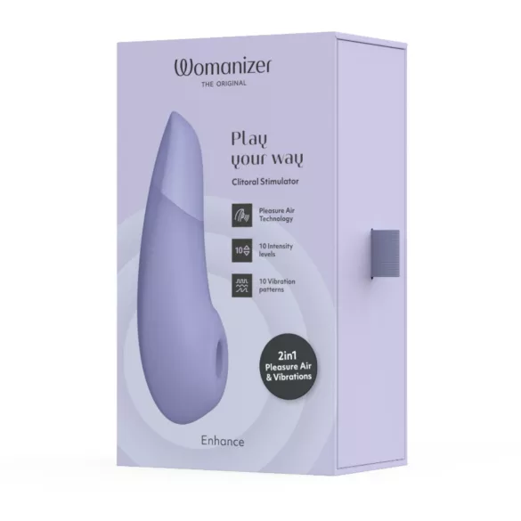 Womanizer Enhance - klitorisvibrator med luftbølger - lilla