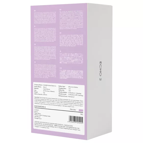 Svakom - finger vibrator - smart - pink